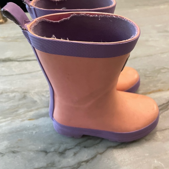 Harley Kids Rain Boots - used and well loved, but a lot of life left. Size 7 - Picture 6 of 6